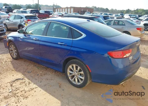 2015 Chrysler 200 C из США, поврежденный, VIN 1C3CCCCGXFN517269